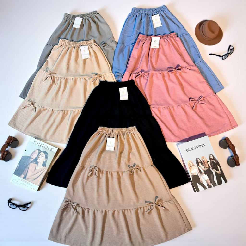 กระโปรงชายระบายริบบิ้นระบายอายุ3-14ปี-กระโปรงเด็กผู้หญิงการไหลของอากาศล่าสุด - รูปที่ 4