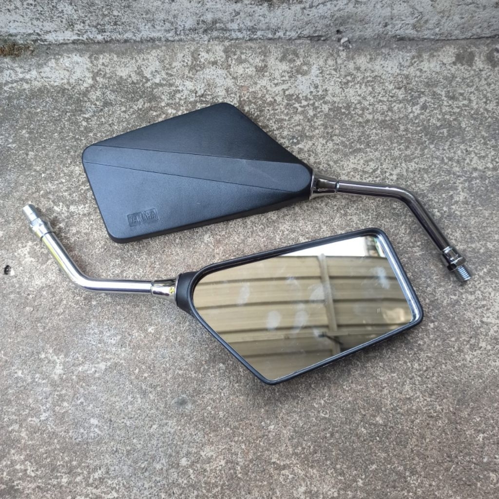 Best Quality Black Yamaha Logo Special Rx Standard Mirror