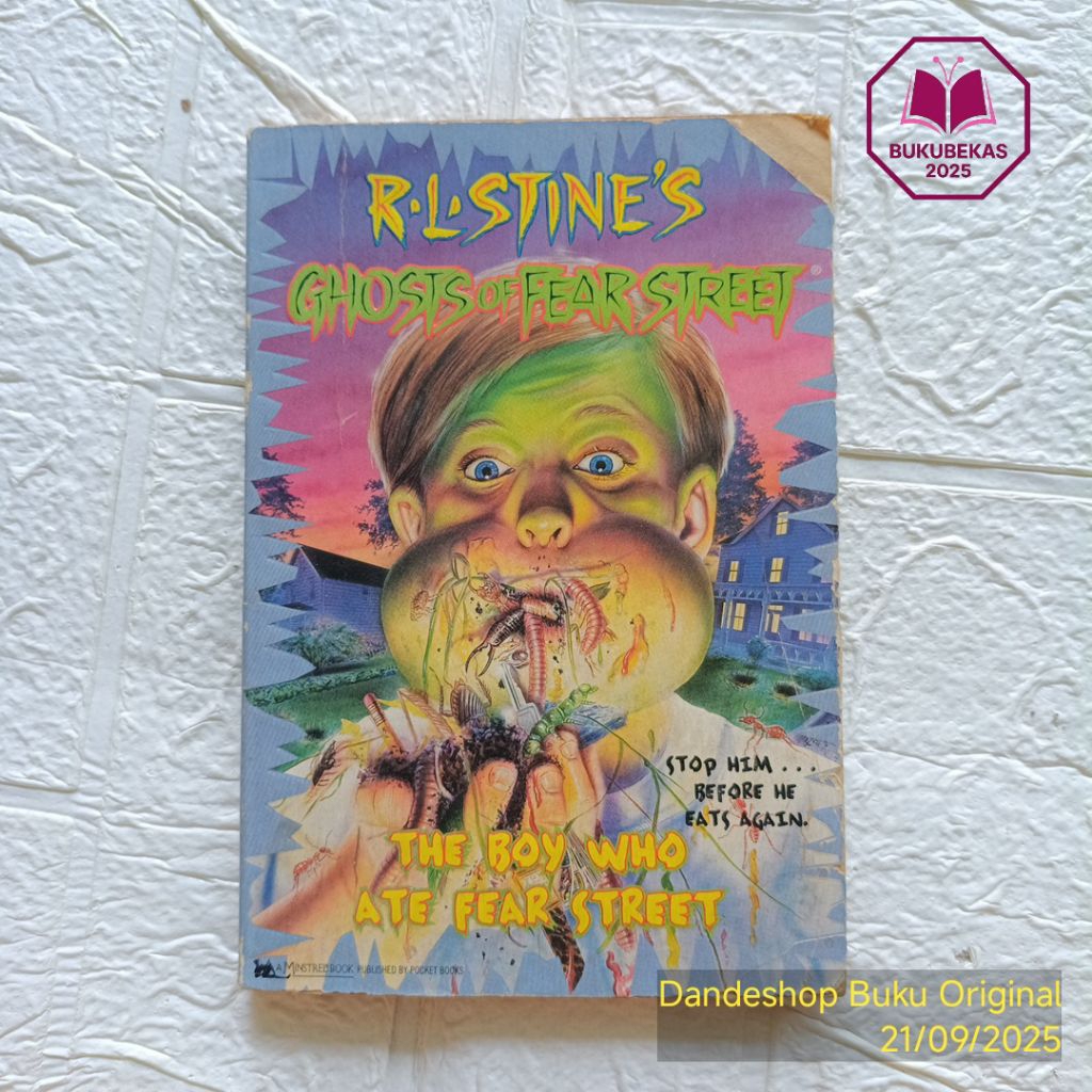 RL Stines Ghost of Fear Street - The Boy Who Ate Fear Street - นวนิยายภาษาอังกฤษก่อนรักต้นฉบับ