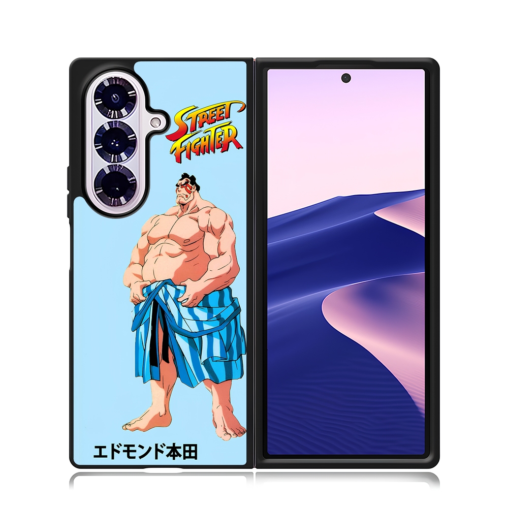 เคสโทรศัพท์ Samsung Z Flip Fold 7 6 5 4 3 โทรศัพท์ Custom E Honda Street Fighter