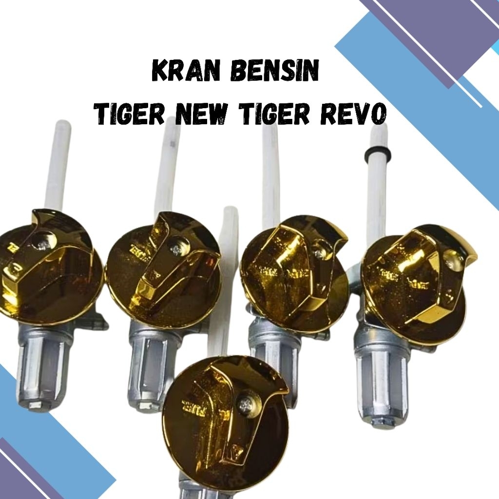 TIGER REVO GOLD GASTOLINE FAUCET + FILTER - TIGER REVO NEW GASTOLINE FAUCET PLUS GOLD GACOLINE FILTE
