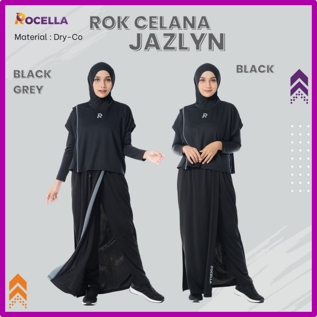 ROCELLA JAZLYN PANTS - กางเกงกีฬา GLORIA และกระโปรง HIJAB/XENA HIJAB
