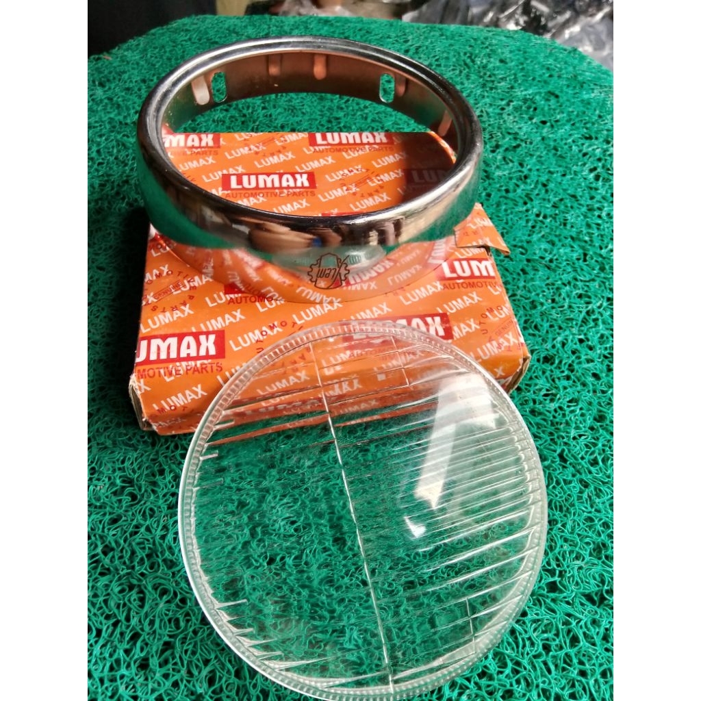 แหวนชุดกระจกไฟหน้า Siem vespa vbb super 64 65 66 73 หัวกลม