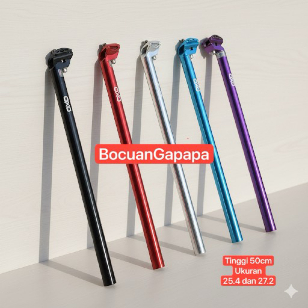 อ็อกโซ ที่นั่งเสาอานอัลลอยด์ 50 ซม. 25.4 27.2 มม