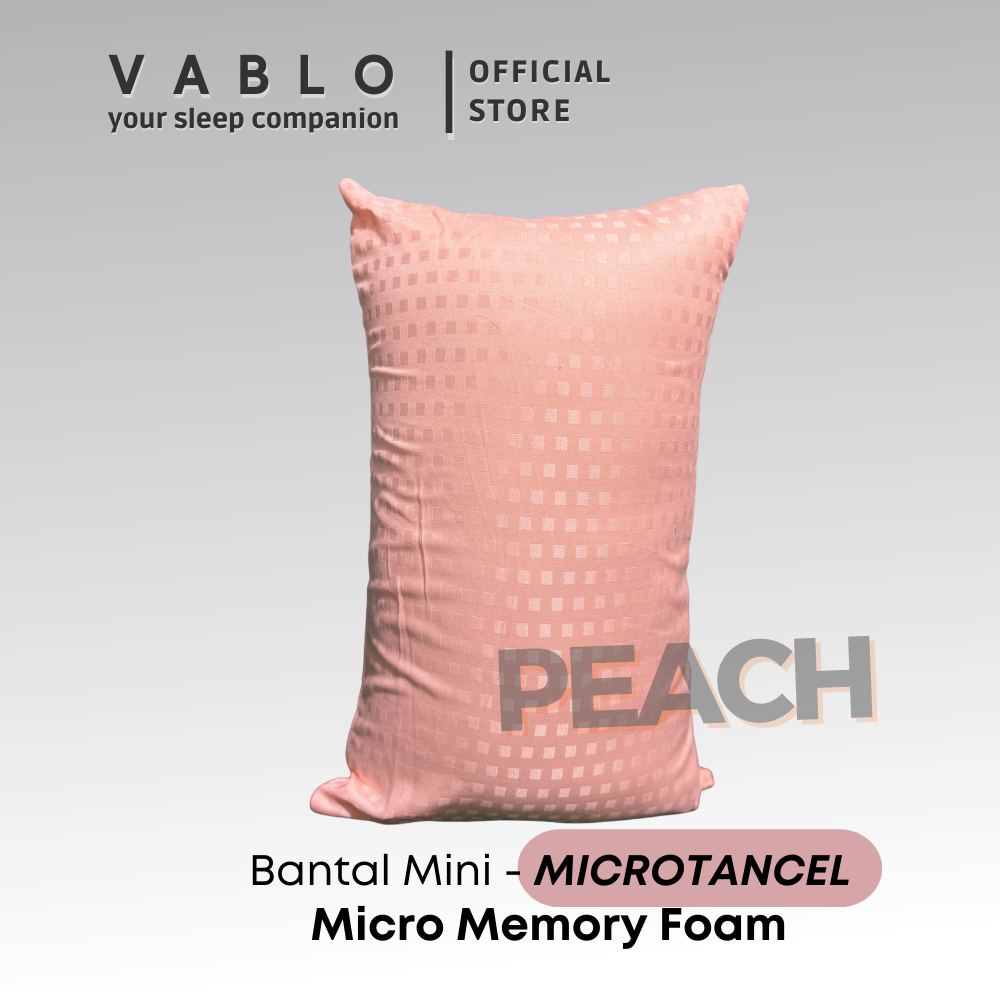 Vablo Mini Pillow Motif 50X30Cm - เมมโมรี่โฟม ไมโคร - พรีเมี่ยม ไมโครเทนเซล