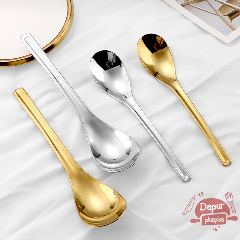 ช้อนกลมเป็ดด้ามยาว สแตนเลส SUS 304 | ช้อนซุปลายยาว | ช้อนซุปด้ามยาว SUS304