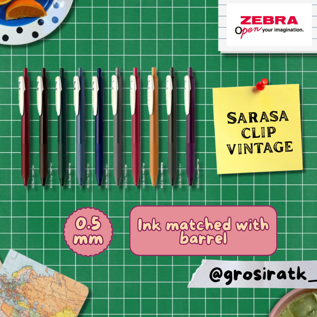 Zebra Sarasa Clip 05 Vintage / Sarasa / Sarasa series Vintage / Refill JF