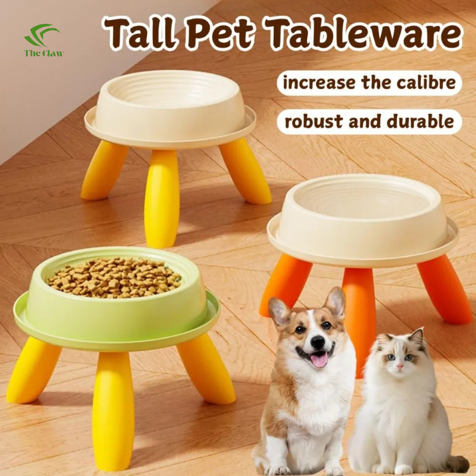 (The Claw) TH- M45 Cat Dog Food Bowl M45 Pet Feeder Bowl Neck Protection/Pet Feeder