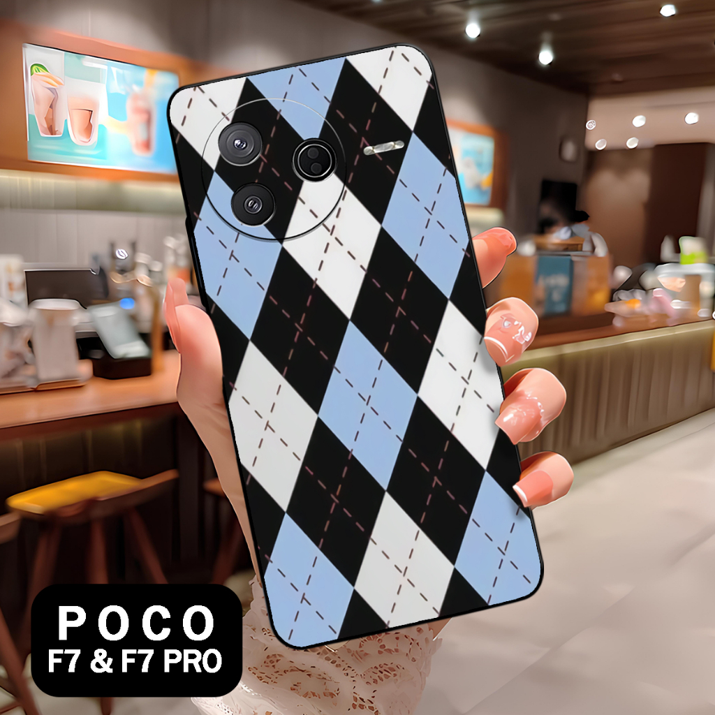 ( SD 22 ) Softcase ยาง Xiaomi Poco F7 l F7 Pro l Poco F7 Ultra MOTIF ABSTRACT ANIME ASTETIC CASING H