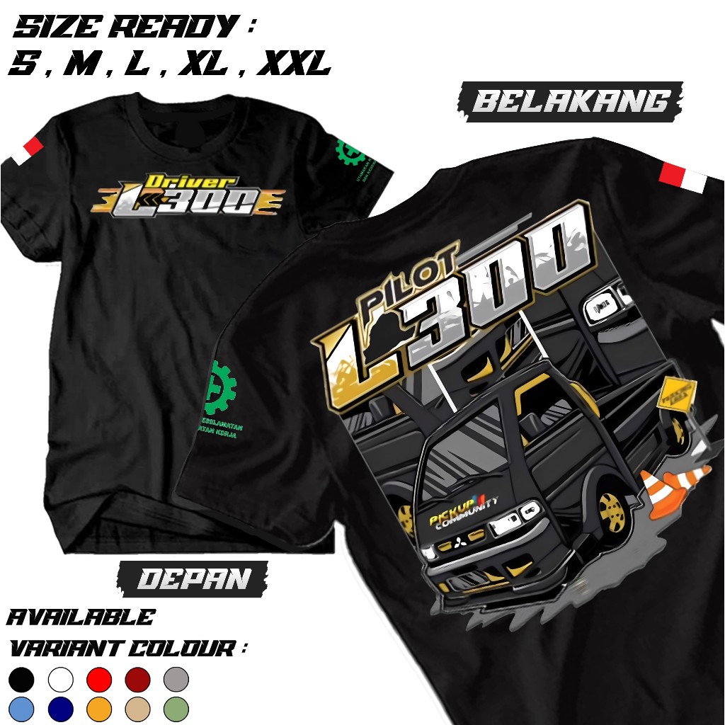 เสื้อยืด L300 Driver - เสื้อยืดนักบินกระบะ L300 - เสื้อยืดผู้ชายและผู้หญิง - เสื้อยืด - เสื้อ Distro