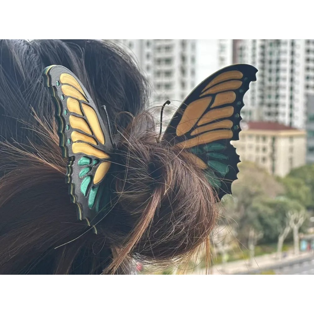 MorphopClip Duo Papilio Hairpin ผีเสื้อคู่ NK 1 A607
