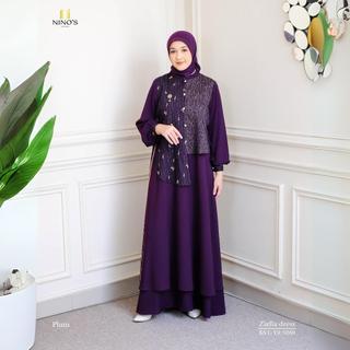 Ninos Design Ziella Dress Muslim Motif Cantik Mewah Elegan