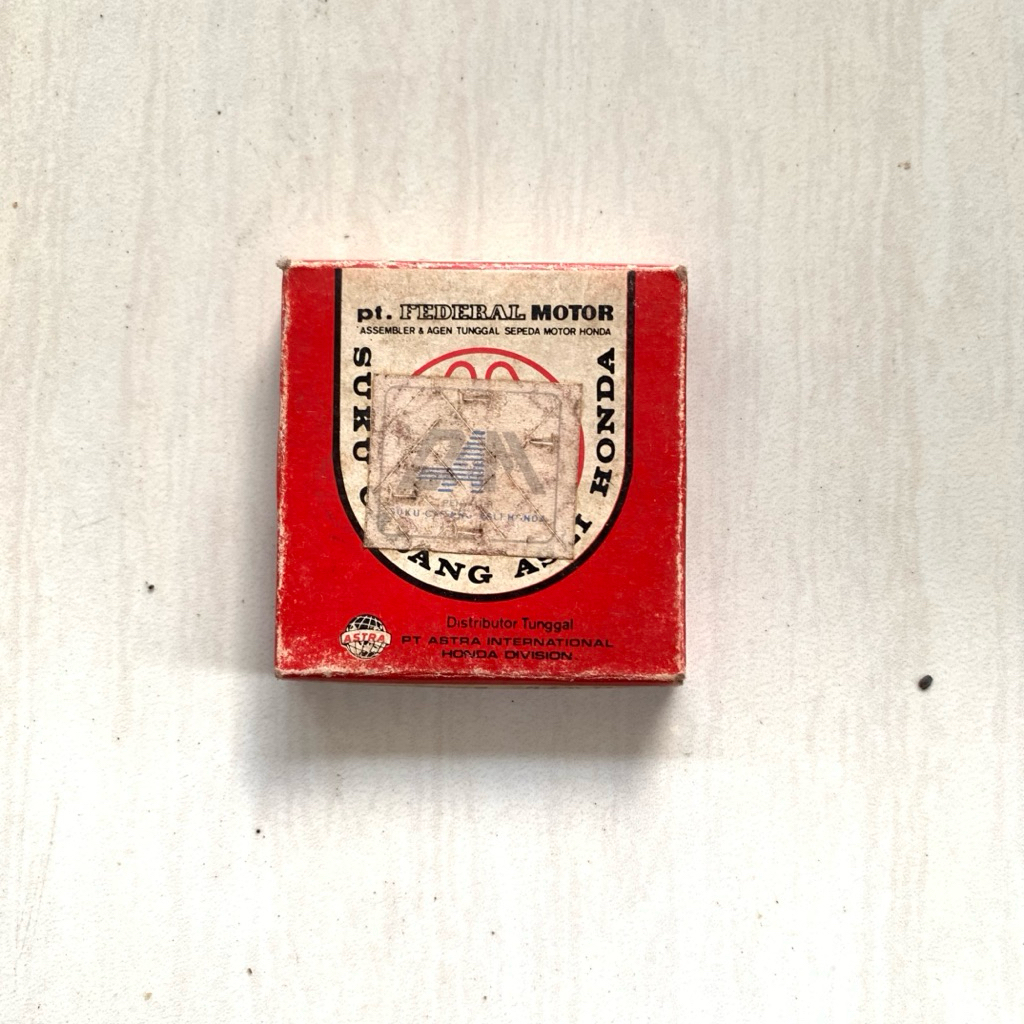 แหวนแหวนลูกสูบ Seher CL100 CB100 SL100 XL100 แหวนลูกสูบ 0.50 NOS ญี่ปุ่น 13031-107-760H