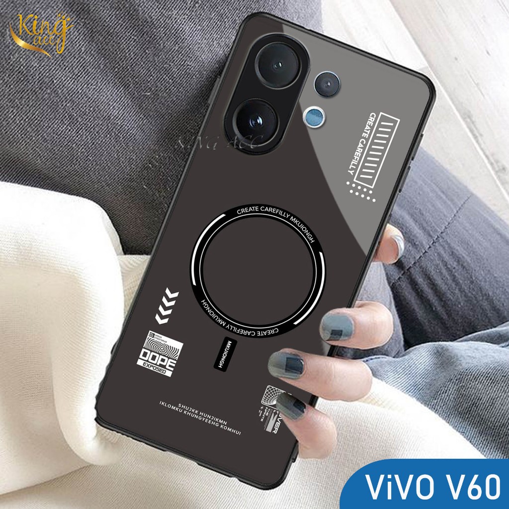 HP Glossy Glass Softcase สําหรับ Vivo V60 2025 - Vivo Vivo V60 2025 เคสโทรศัพท์ - เคสป้องกันโทรศัพท์