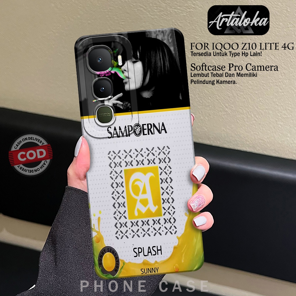 Softcase Hp IQOO Z10 LITE 4Gแฟชั่นกรณีRK Kesing IQOO Z10 LITE 4GซิลิโคนTPU Proกล้องIQOO Z10 LITE 4Gฝ