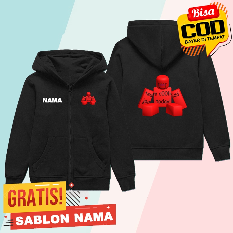 COOLKIDD Forsaken ROBLOX เด็กซิป / COOLKIDD Forsaken ROBLOX แจ็คเก็ตชายและหญิง