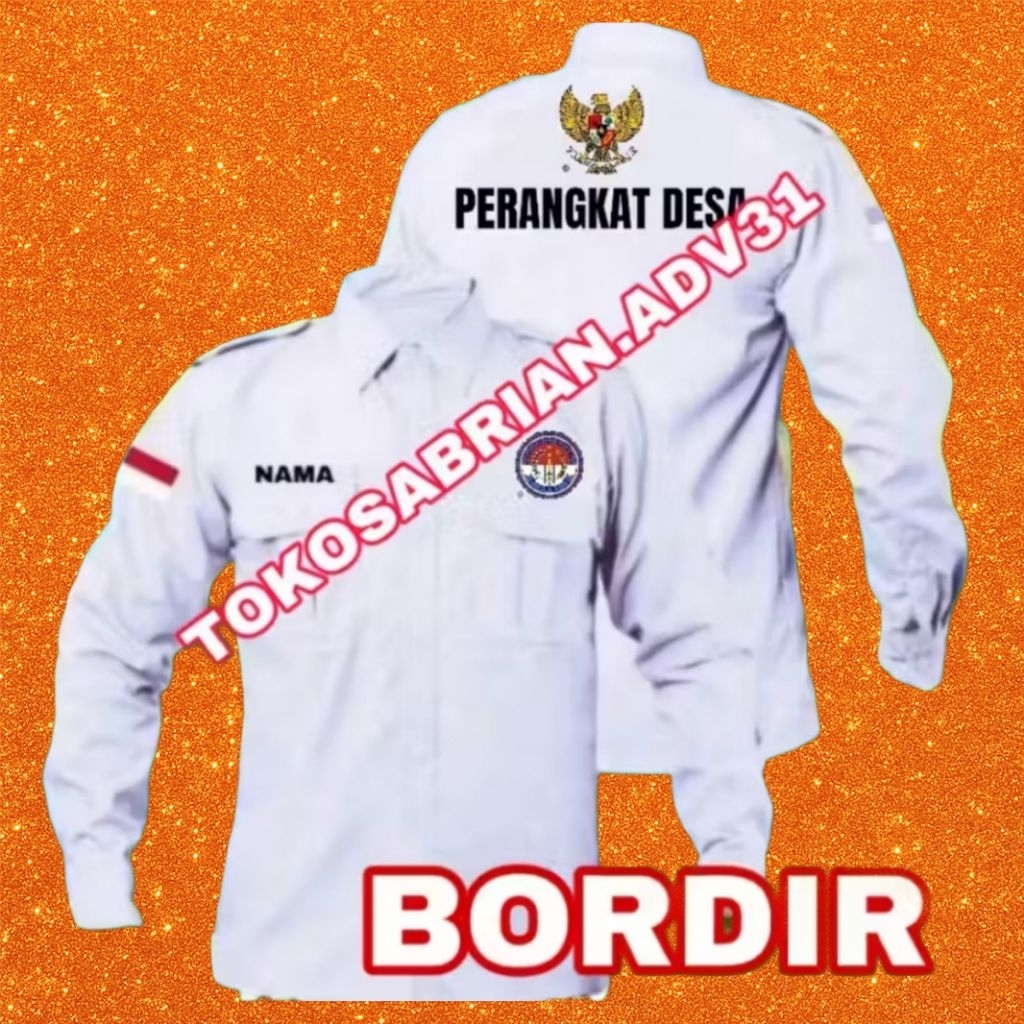 KEMEJA VILLAGE DEVICE SHIRT VILLAGE DEVICE UNIFORM VILLAGE DEVICE CLOTHES