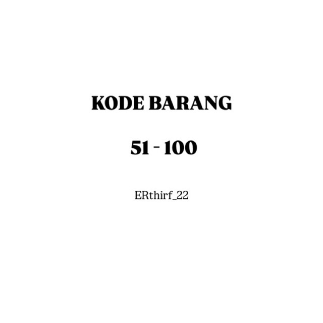 Live code 51 - 100**