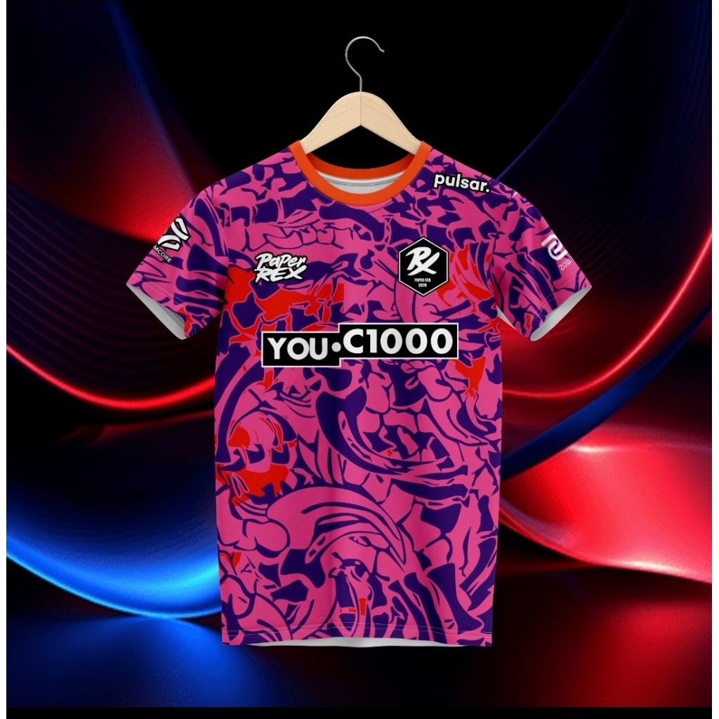 เสื้อ Paper rex 2025-2025 PRX ใหม่ล่าสุด (แถมชื่อและเบอร์)