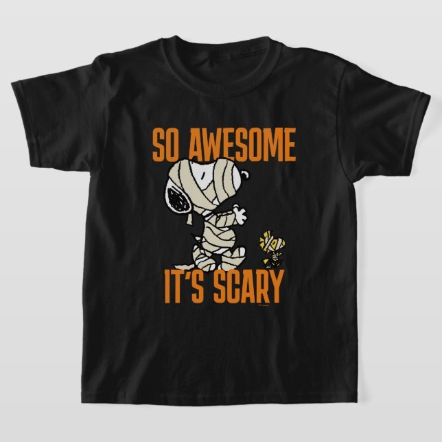 Snoopy & Woodstock Kids T-Shirt So Awesome It Mummy Costume
