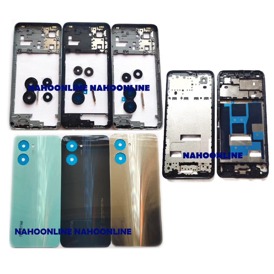 BACK CASING - CASING - HOUSING - BACKDOOR FULLSET REALME C33 RMX3624