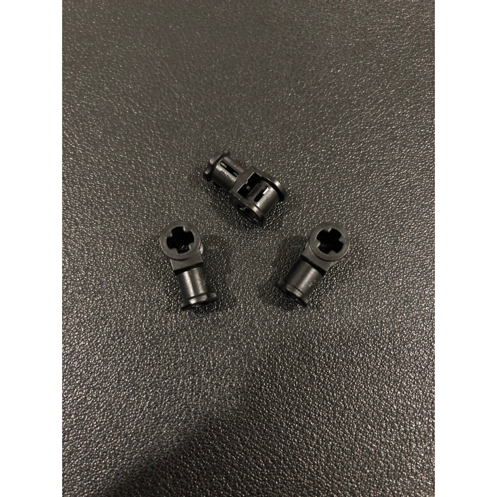 Lego Parts - 32039 - ขั้วต่อขวานเทคนิคสีดําพร้อมรูขวาน