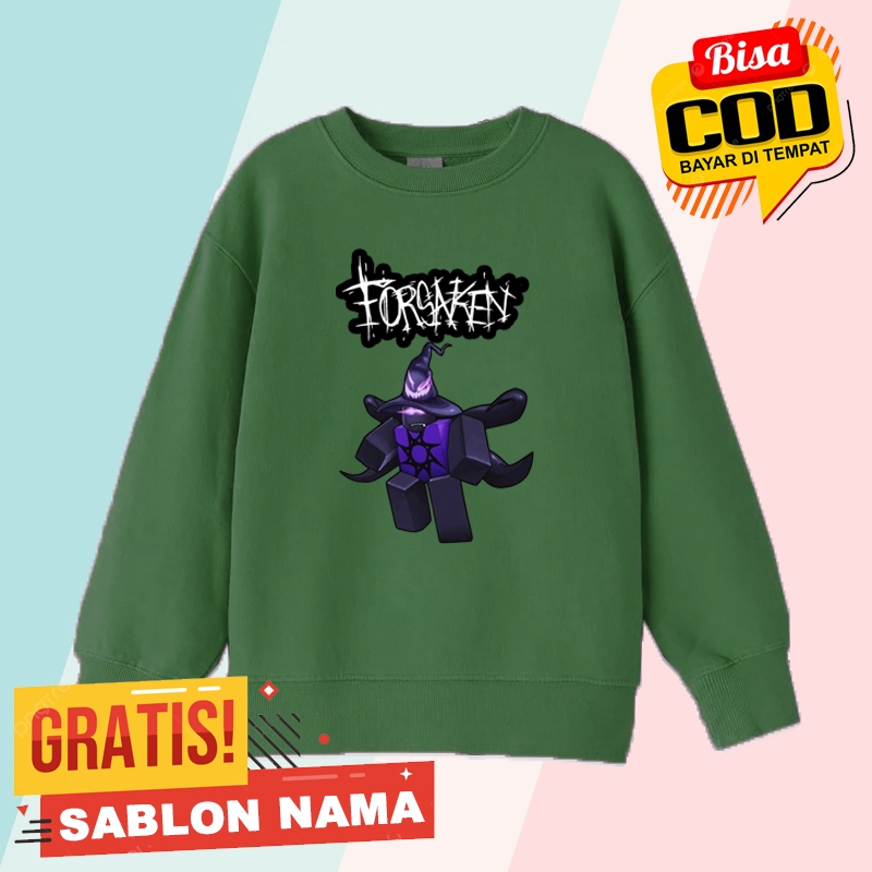 เสื้อสเวตเตอร์เด็ก Forsaken Azure / เสื้อแจ็คเก็ตเด็กชายและเด็กหญิง Forsaken Azure