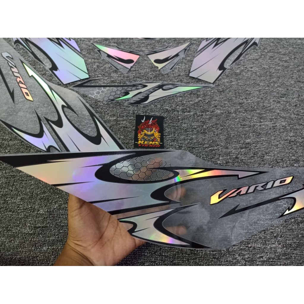 สติ๊กเกอร์สะท้อนแสง STRIPING VARIO 160 LED ใหม่ COSTUME LIS วาร์กี้ FYP