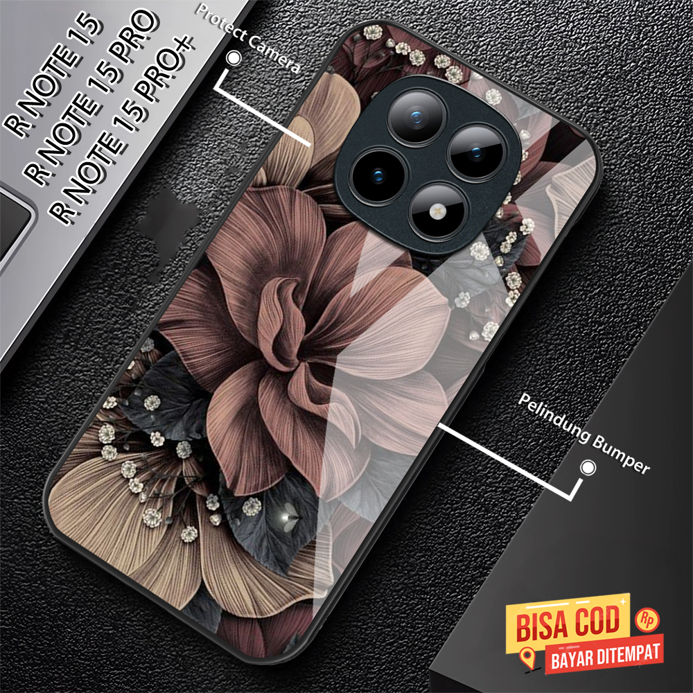 HP Redmi หมายเหตุ 15/15 PRO/15 PRO + แก้วกรณี Redmi หมายเหตุ 15/15 PRO/15 PRO + เคสโทรศัพท์สําหรับ R