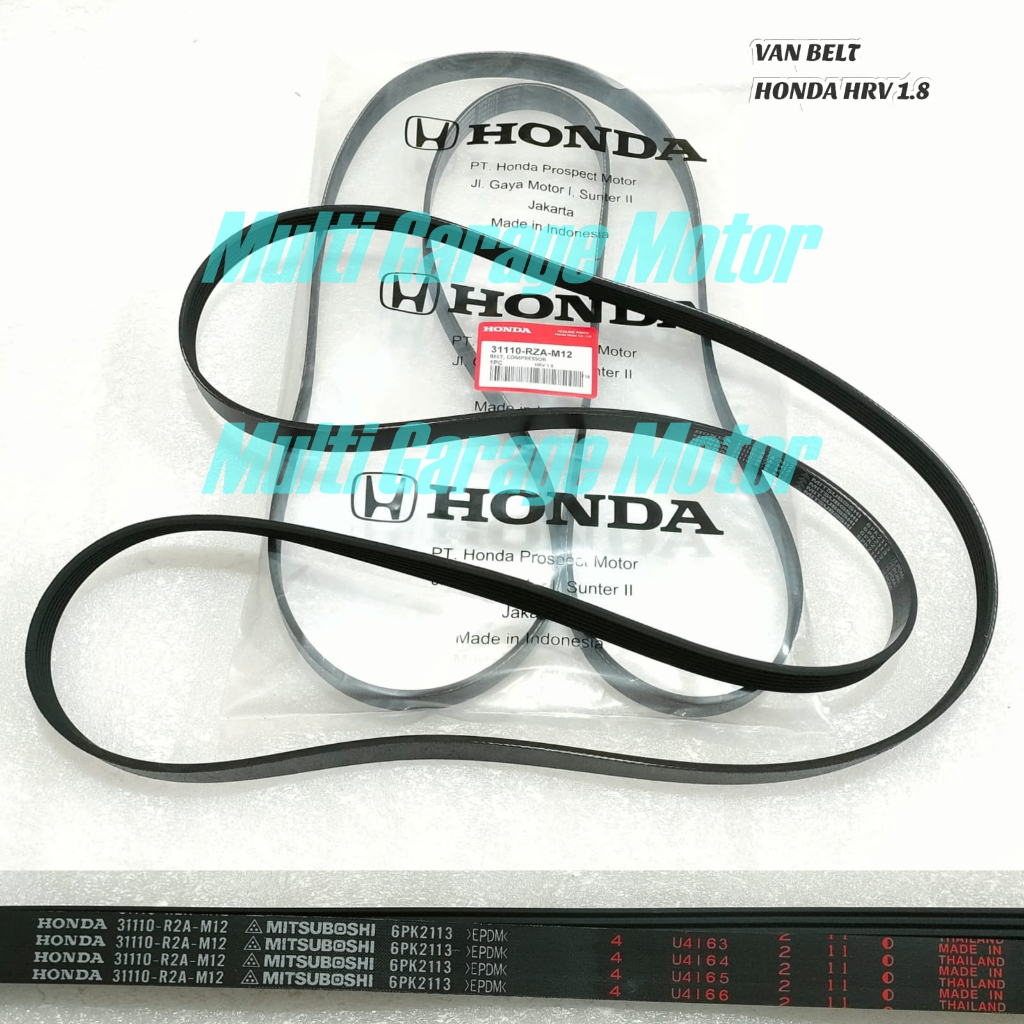Van Belt Fanbel Fan V Belt Fan Belt HONDA HRV 1.8CC 1800cc 6PK 2113 31110-R2A-M12 ของแท้