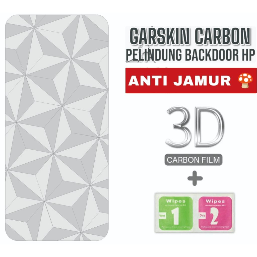 Tecno Camon 19 Carbon Skin / Camon 19 Pro / Camon 19 Pro 5G / Camon 19 Neo 3D Diamond Motif Back Gar