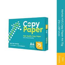 HVS COPY PAPER A4 1 RIM
