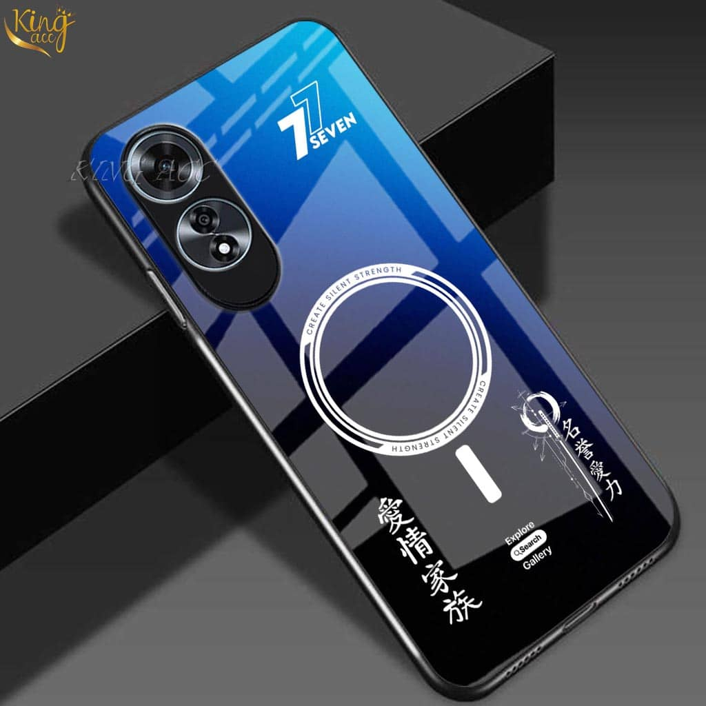 Softcase Glass Glitter สําหรับ OPPO A60 - ปลอก Hp OPPO A60 - เคสป้องกัน Hp OPPO A60 -K85