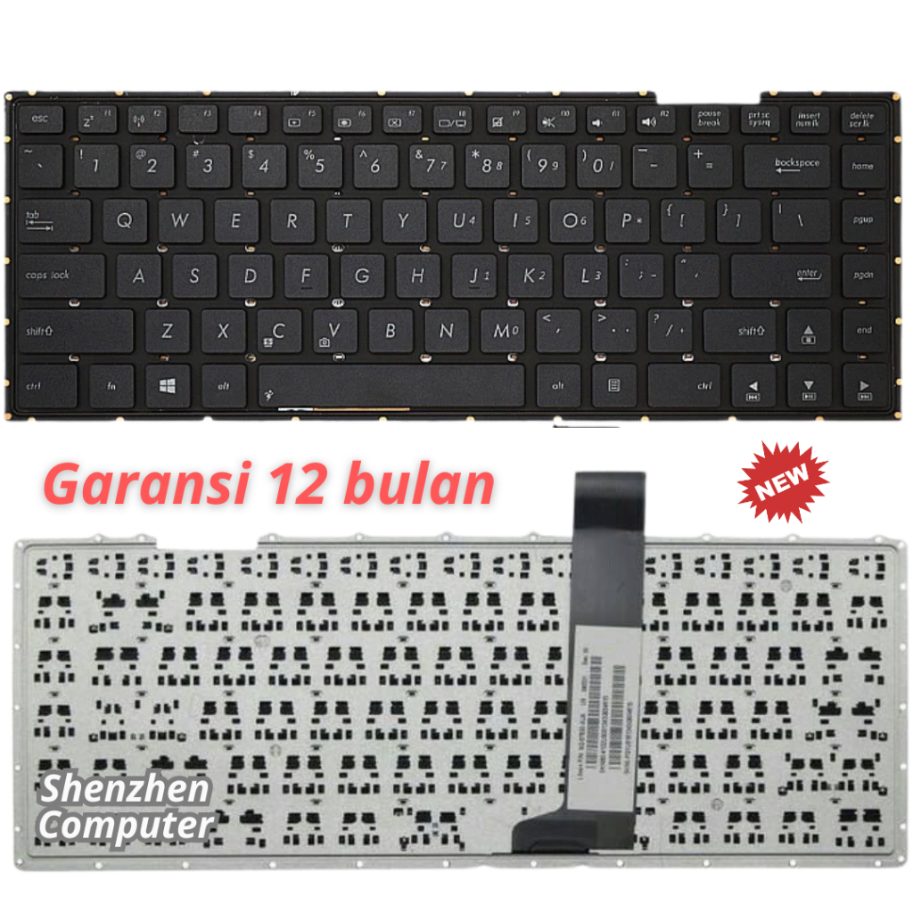 Asus X452 X452L X452M X452E X452C X452EA X452CP คีย์บอร์ดใหม่เดิม