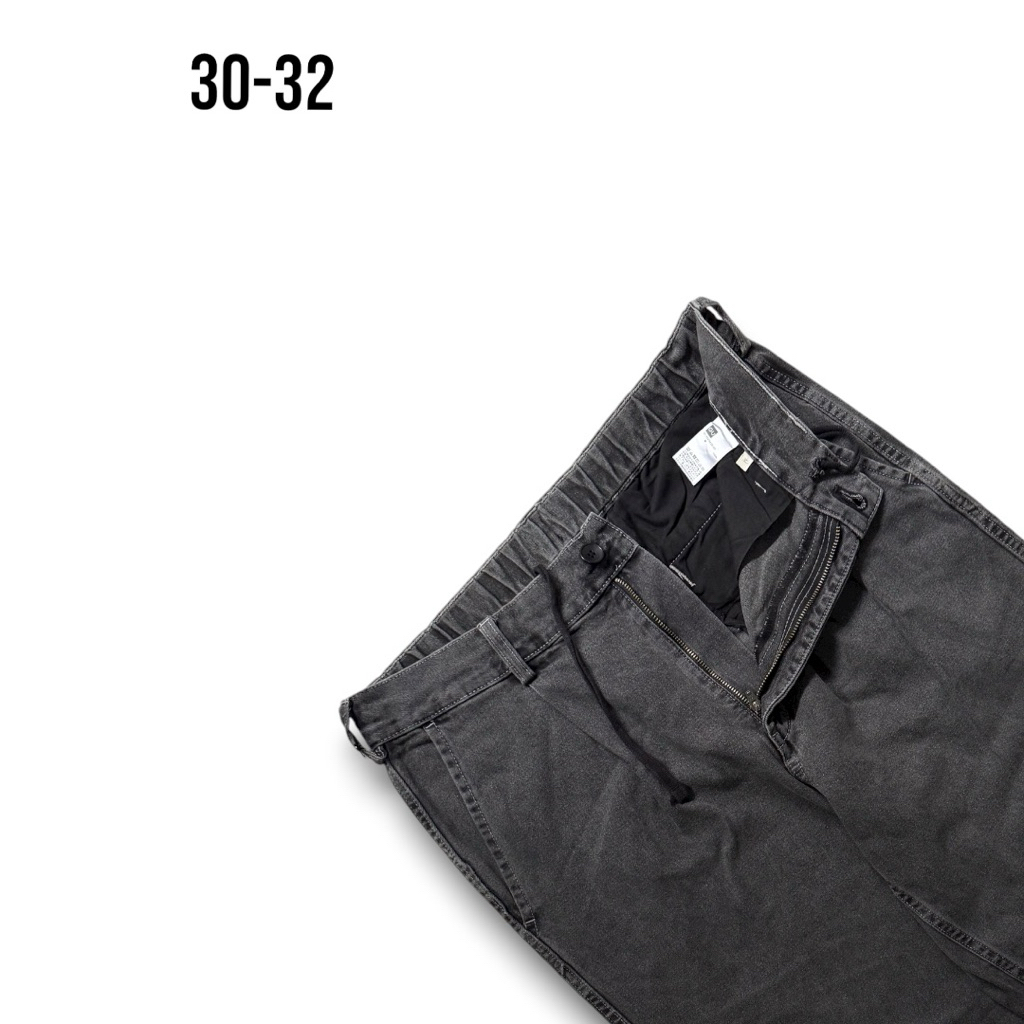 GU Baggy Washed Denim