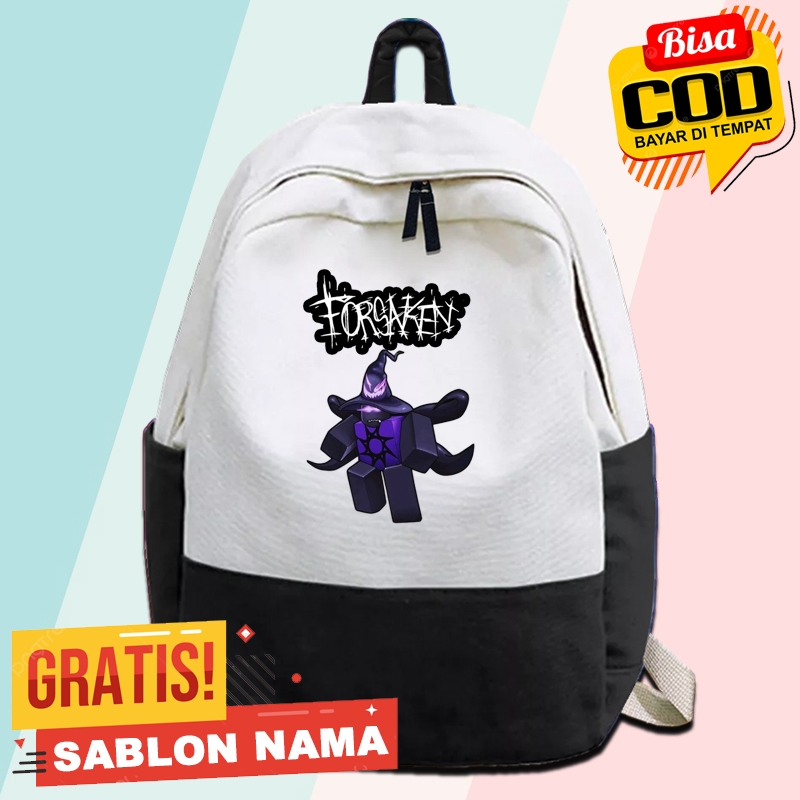 Forsaken Azure Roblox กระเป๋าเป้เด็ก / Forsaken Azure Roblox กระเป๋าเป้เด็กโรงเรียน - การพิมพ์ชื่อฟร