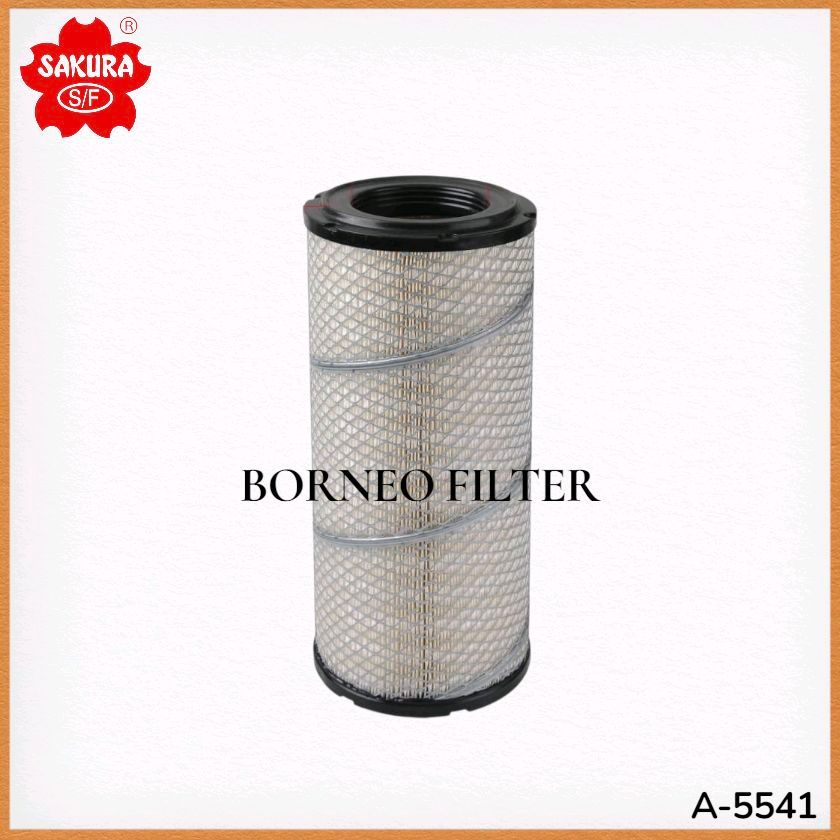A-5541 ไส้กรองอากาศด้านนอก Sakura 3EC-02-55110 P828889 AF25557 26510342 A5541 RS3544 SFA8889P JAE-88