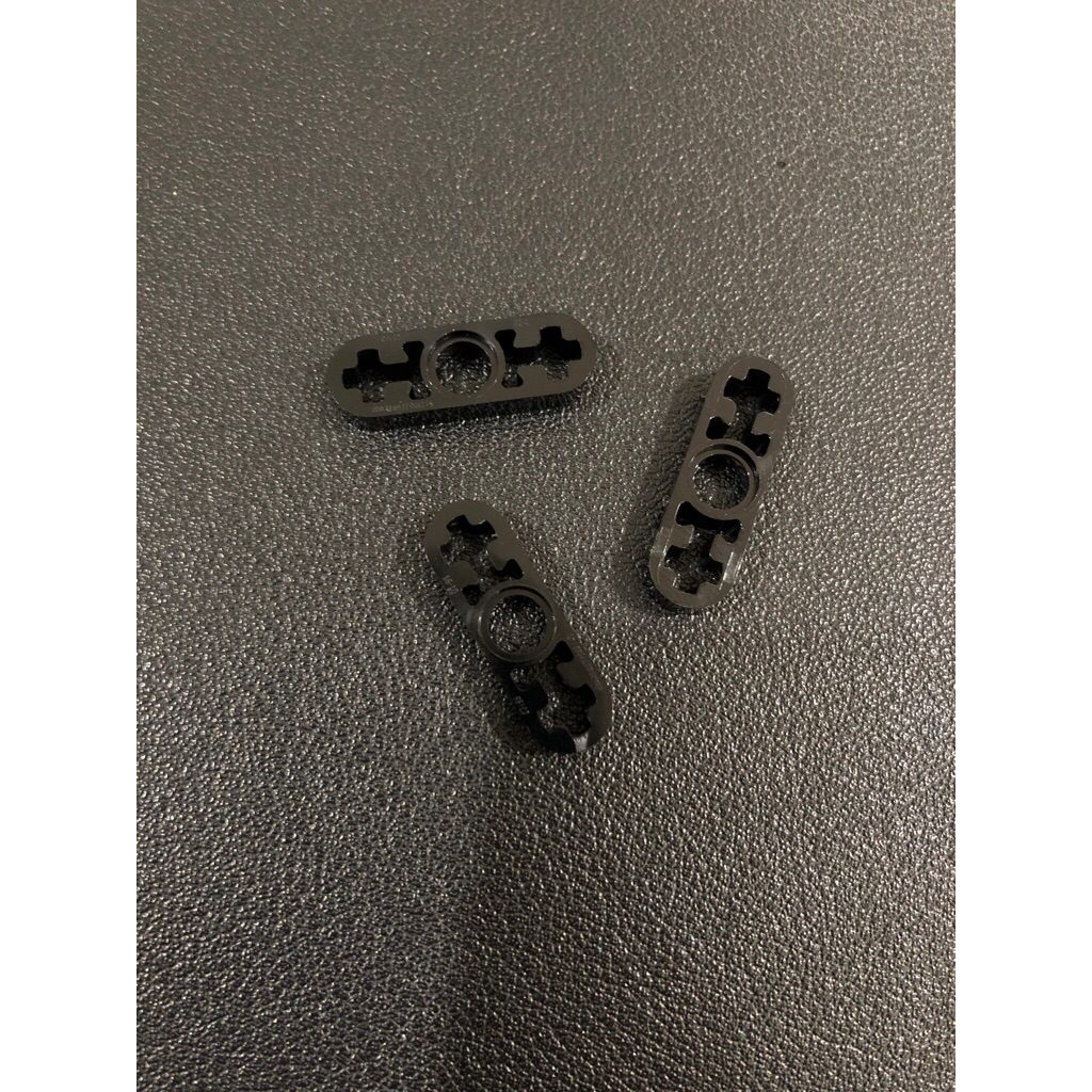 Lego Parts - 6632 - สีดํา Technic Liftarm Thin 1 x 3 - Axe Holes