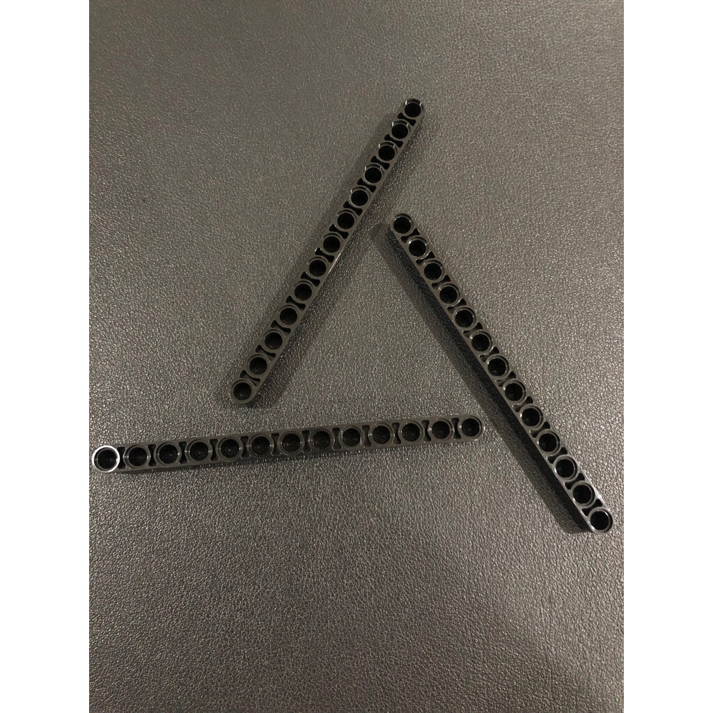 Lego Parts - 4439 - สีดํา Technic Liftarm Thick 1 x 13