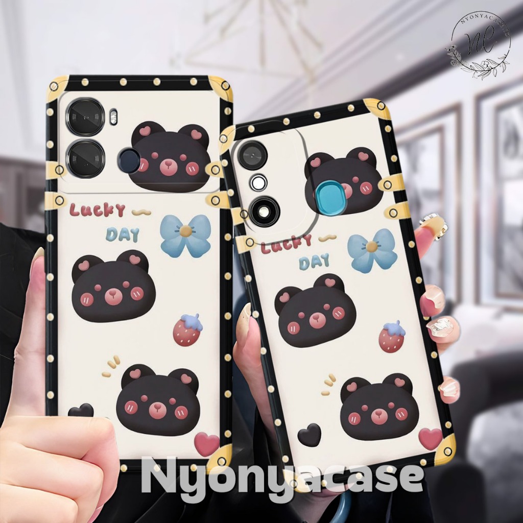 เคส Itel P40 - Itel P17 - Itel P65 - Itel A58 - Itel A49 - เคสแฟชั่น Softcase Macaron Protect Camera