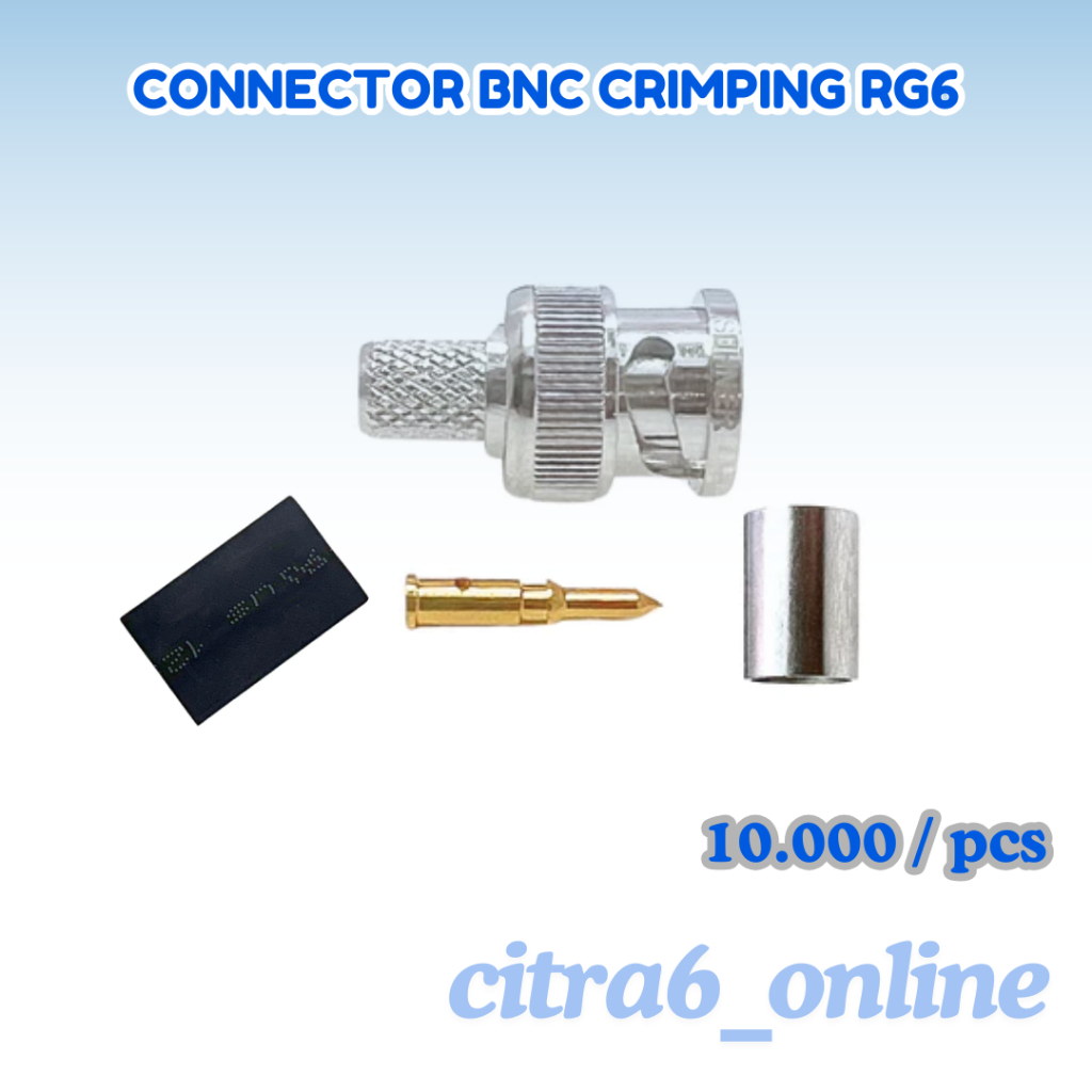 BNC ชาย CRIMPING Connector rg6 Connector rg6 bnc ชาย CRIMPING