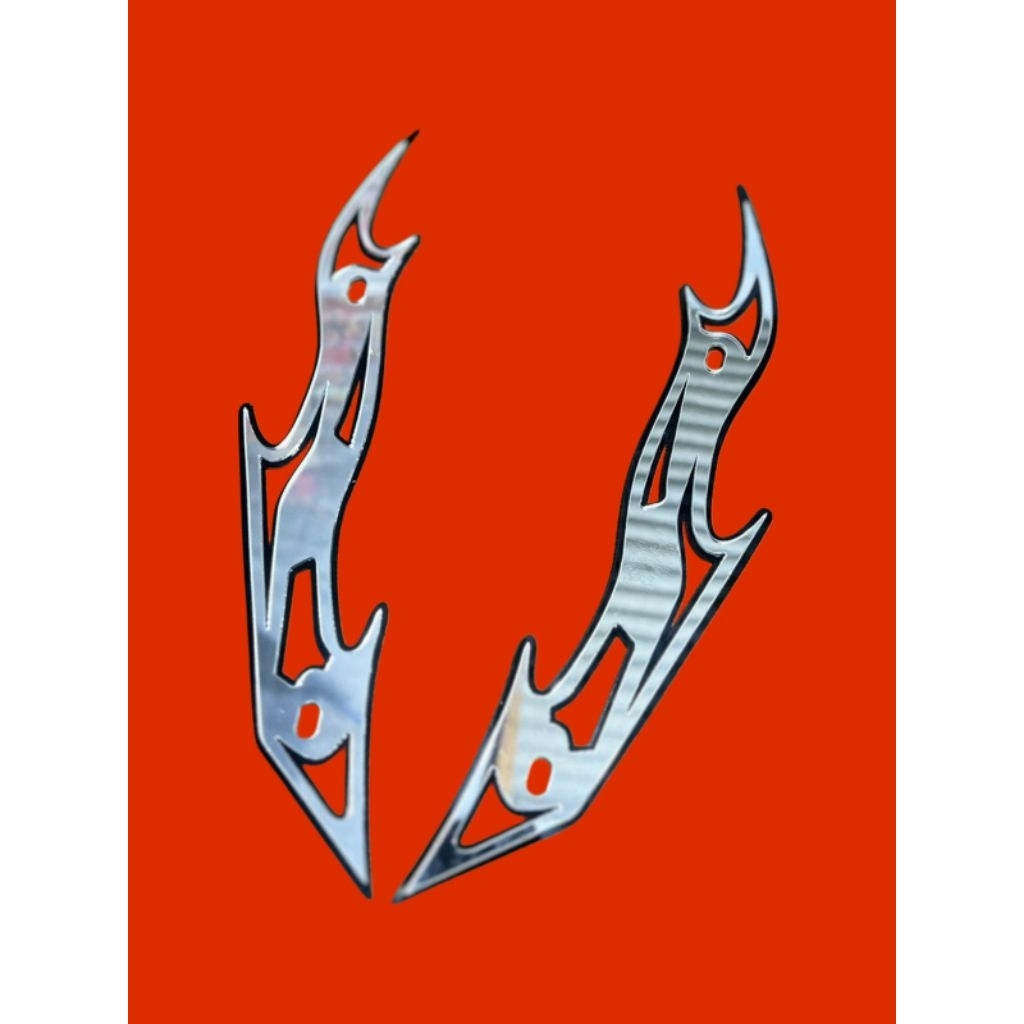 NMAX TURBO 2024 VISOR GARNISH - NEW NMAX GARNISH - OLD NMAX GARNISH NMAX TURBO VISOR SWEETENER ACRYL