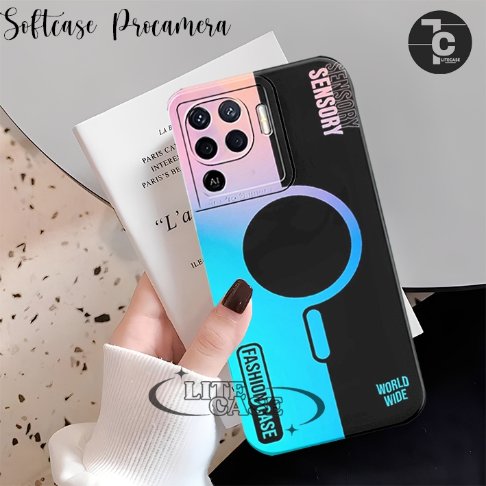ซิลิโคน Hp Oppo Reno 5F 4F 7Z 8Z Reno 4 4G 5 4G 5G 6 4G ล่าสุด iph0ne โลโก้ motif - Liquid Procamera