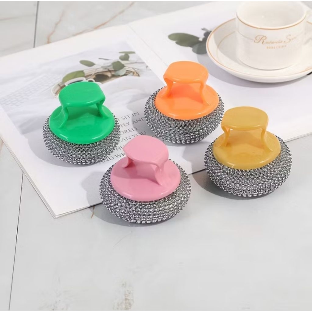 T01 WIRE POT BRUSH DISHWASHING BRUSH ANTI-RUST PAN BRUSH