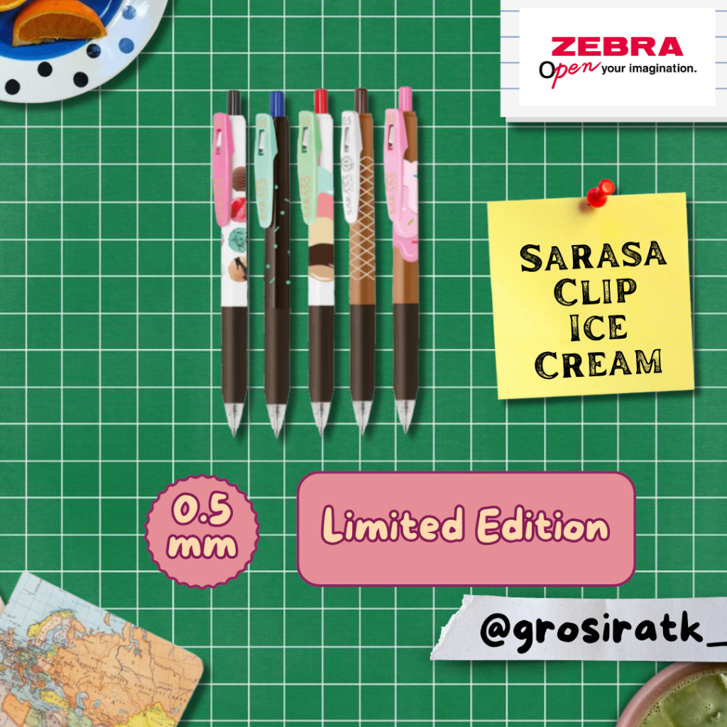 ZEBRA SARASA CLIP 0.5 ไอศกรีม