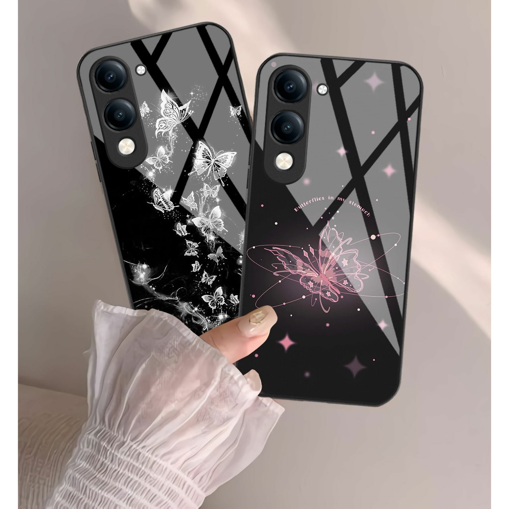 {F708} เคส VIVO Y04 Glass Softcase - เคส VIVO Y04 HP - เคส VIVO Y04 NEW CAMERA PROTECTOR