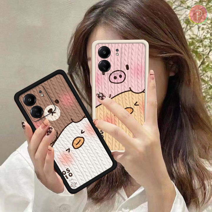 เคส Hp Y04S Y19S PRO V50 LITE A5X A5 PRO OP A5 2025 REAL C75 C55 C61 RED A5 NOTE 14 4G POCO X6 PRO I