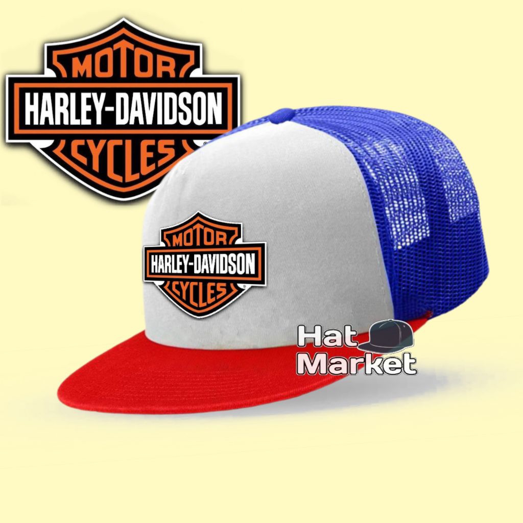 HARLEY DAVIDSON | หมวก Snapback ตาข่าย | หมวก Snapback Trucker | หมวกตาข่าย Snapback Trucker สําหรับ