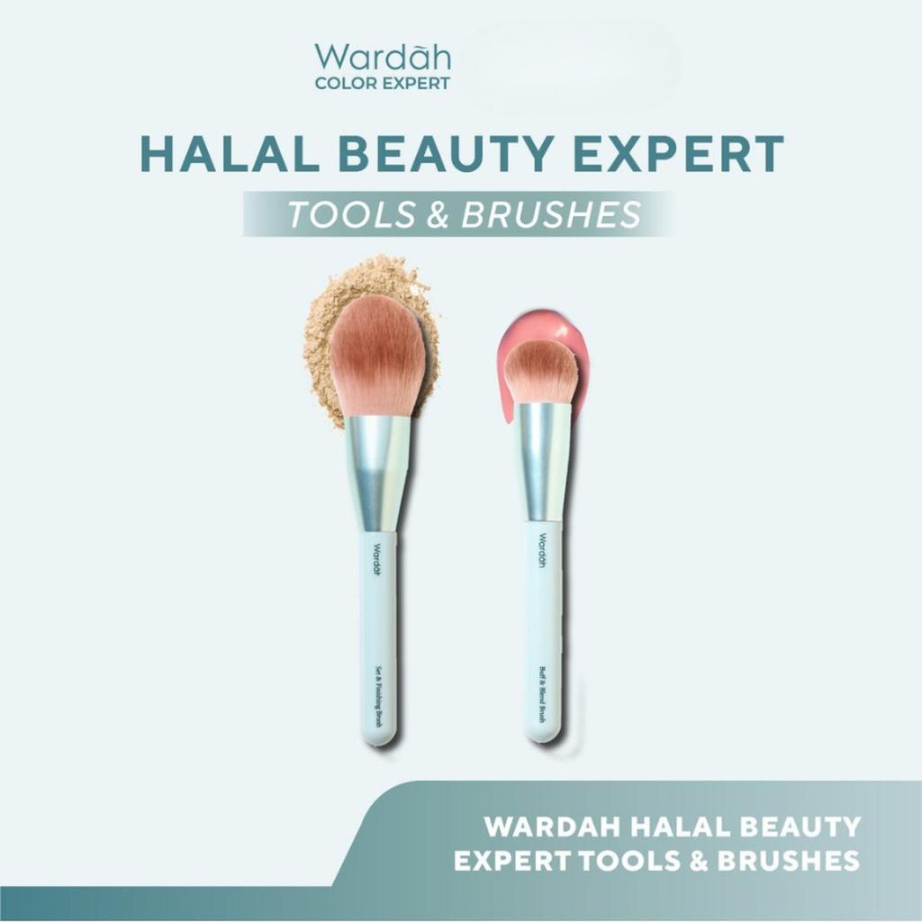 แปรงเครื่องมือผู้เชี่ยวชาญ WARDAH | Wardah Buff & Blend Brush | Wardah Set & Finishing Brush