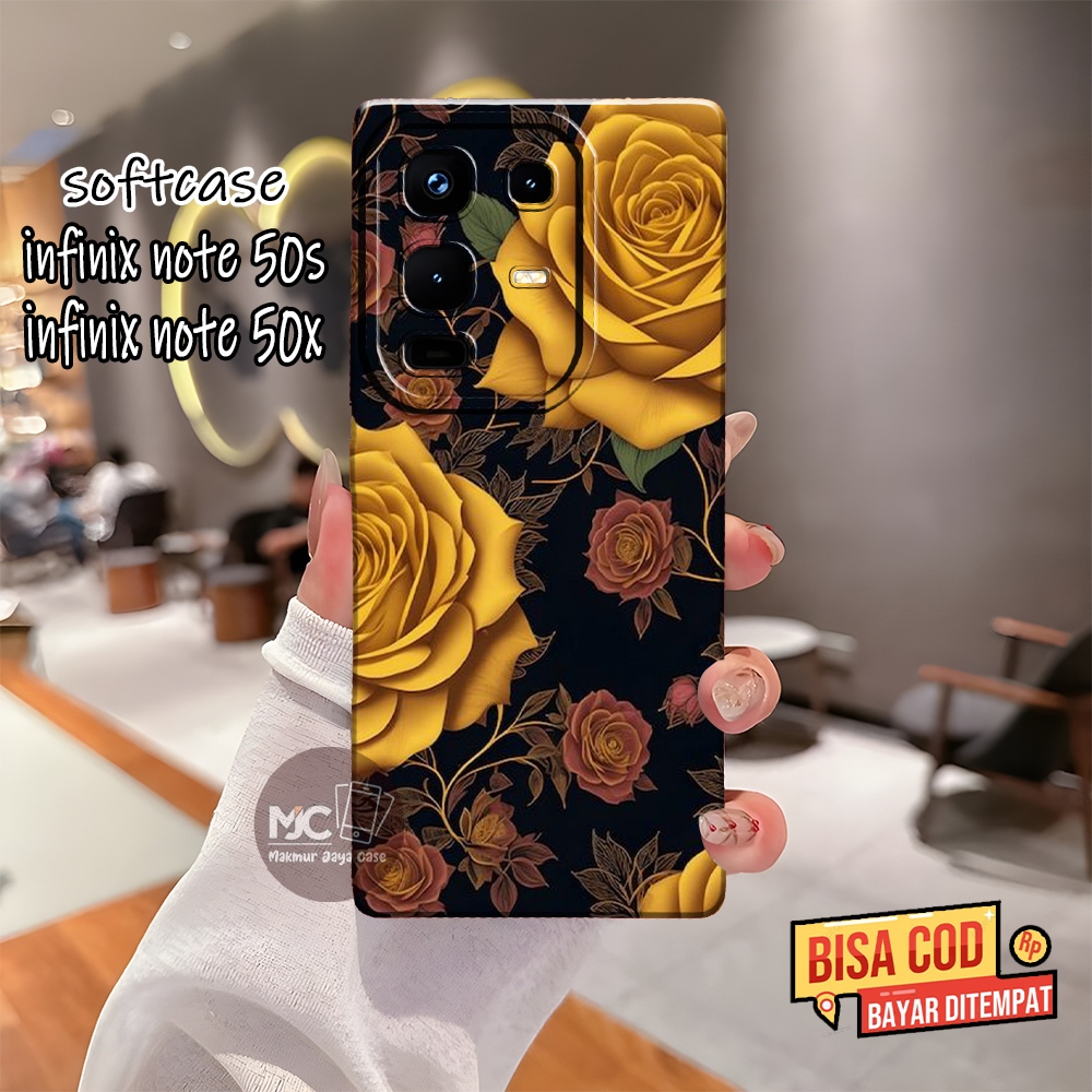 CASE INFINIX NOTE 50S NOTE 50X NOTE 50 NOTE 50 PRO LATEST - FASHION CASE - SOFTCASE PROCAMERA - MOTI